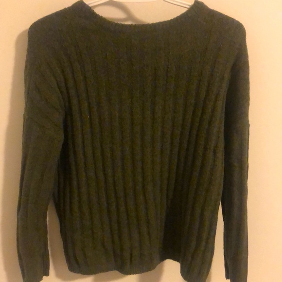 Woollen sweater dark green - Picture 2 of 4